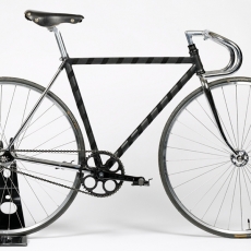 Cadre de vélo gainé de cuir