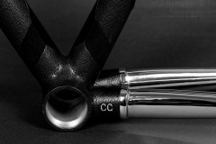 Cadre de vélo gainé de cuir