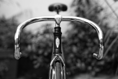 Cadre de vélo gainé de cuir